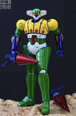 King Arts Diecast Scene Series DFS075 Steel Jeeg Battle Damaged Version -model store 541e2828bc