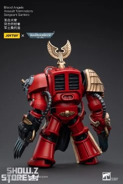 JoyToy Source 1/18 Warhammer 40K Blood Angels Assault Terminators Sergeant Santoro -model store 544345b638