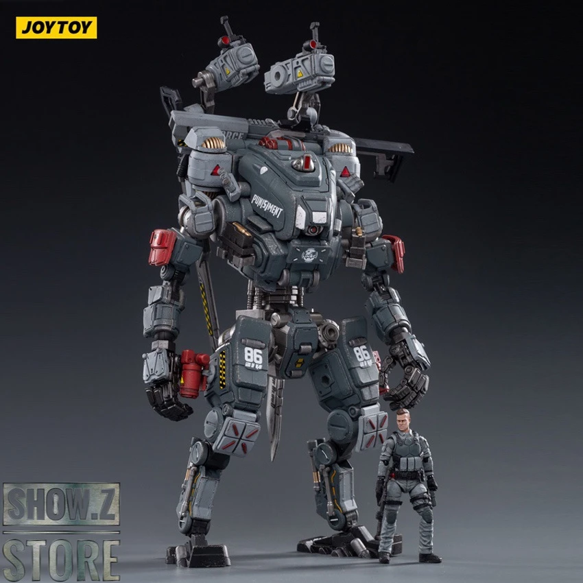 JoyToy Source 1/24 God Of War 86 Mecha W/ Pilot Grey Version 3 JoyToy Source 1/24 God Of War 86 Mecha W/ Pilot Grey Version