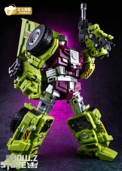 Jinbao DF03 Builder.D Devastator Green Version Set Of 6 Oversized Version -model store 54691116c0