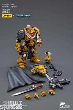 JoyToy Source 1/18 Warhammer 40K Imperial Fists Primaris Captain -model store 5571d4d6a2