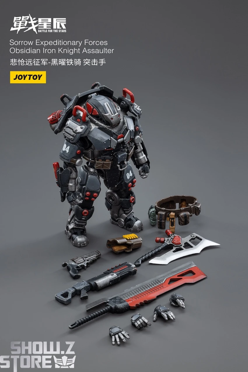 JoyToy Source 1/18 Sorrow Expeditionary Forces Obsidian Iron Knight Assaulter 15 JoyToy Source 1/18 Sorrow Expeditionary Forces Obsidian Iron Knight Assaulter - Image 13