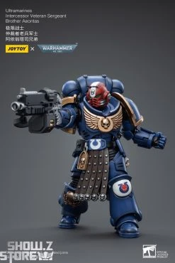 JoyToy Source 1/18 Warhammer 40K Ultramarines Intercessor Veteran Sergeant Brother Aeontas -model store 582acd73fc