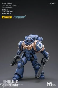 JoyToy Source 1/18 Warhammer 40K Space Marines Ultramarines Outriders Brother Catonus -model store 583ec2a2a0