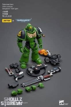 JoyToy Source 1/18 Warhammer 40K Salamanders Intercessors Sergeant Tsek'gan -model store 59a59adb5c