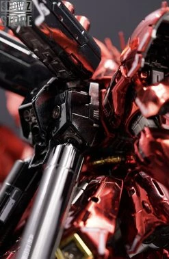 [SZ Custom] Bandai Custom RG 1/144 MSN-04 Sazabi W/ Custom Electroplated Chrome Painting -model store 5b12837a24