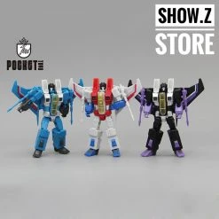 Pocket Toys PT01 PT02 PT03 Starscream Thundercracker Skywarp Coneheads Set Of 3 -model store 5bec5abf75