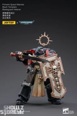 JoyToy Source 1/18 Warhammer 40K Black Templars Bladeguard Veteran -model store 5c16ae5d0d