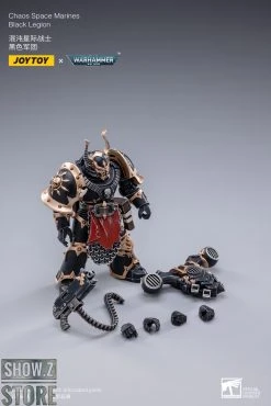 JoyToy Source 1/18 Warhammer 40K Chaos Space Marine C Black Legion Warband -model store 5c19db6e3f