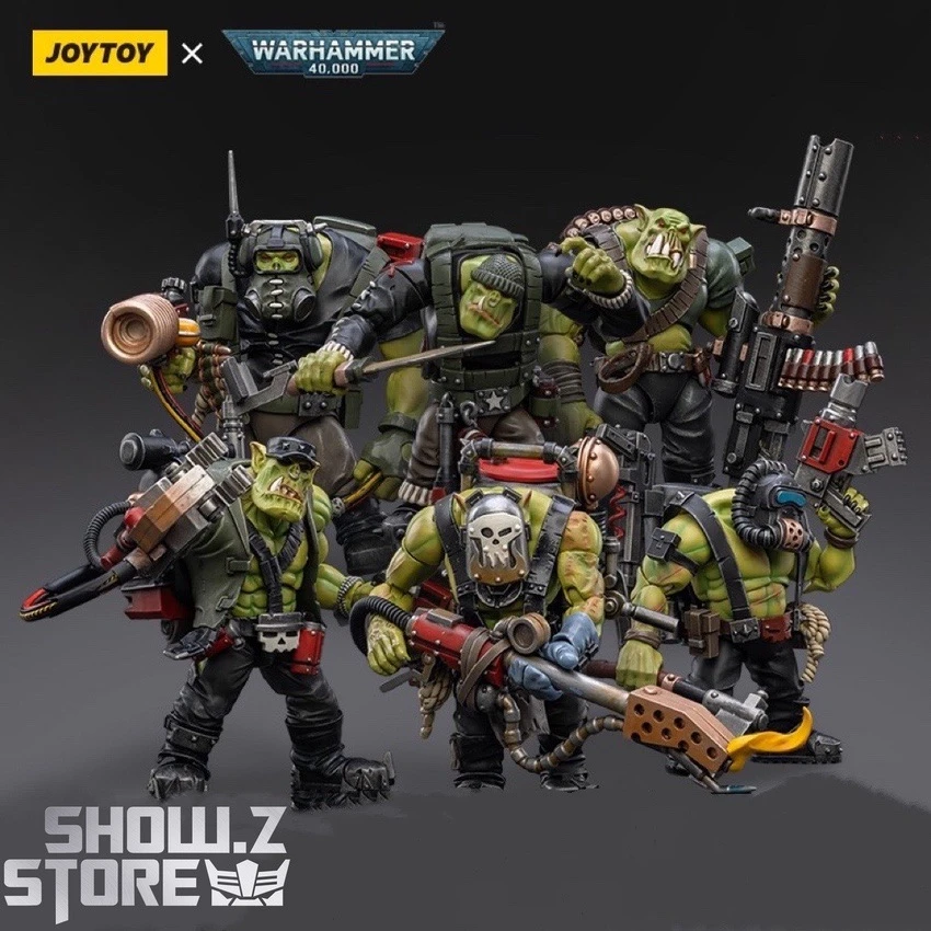 JoyToy Source 1/18 Warhammer 40K Ork Kommandos Squad Set Of 6 3 JoyToy Source 1/18 Warhammer 40K Ork Kommandos Squad Set Of 6