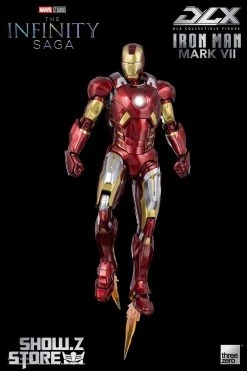 Threezero 1/12 Marvel Studio The Infinity Saga DLX Iron Man Mark 7 -model store 5d9c3a4406