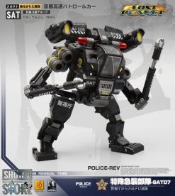 MechFansToys Mech Soul SAT-07 & SAT-08 Police & Police Rev Set Of 2 -model store 5e07e3acb5