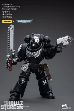 JoyToy Source 1/18 Warhammer 40K Iron Hands Intercessors Sergeant Kalock -model store 614b1db5ef