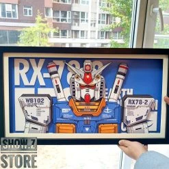 ChenFu Studio RX-78-2 Gundam 3D Wall Art Decoration Picture -model store 61b0a83ae0