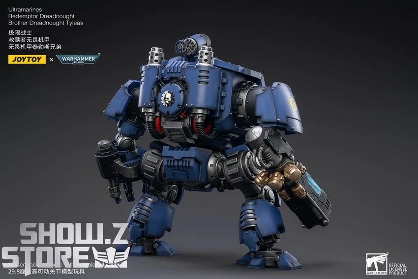 JoyToy Source 1/18 Warhammer 40K Ultramarines Redemptor Dreadnought Brother Tyleas 6 JoyToy Source 1/18 Warhammer 40K Ultramarines Redemptor Dreadnought Brother Tyleas - Image 4