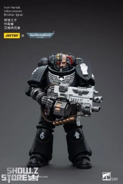 JoyToy Source 1/18 Warhammer 40K Iron Hands Intercessors Brother Ignar -model store 62cda9ff38