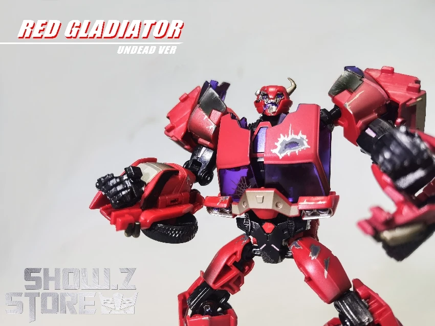 APC Toys Red Gladiator TFP Cliffjumper Zombie Version 5 APC Toys Red Gladiator TFP Cliffjumper Zombie Version - Image 3