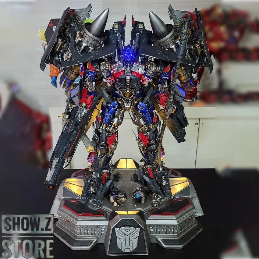 HEAT Studio Custom Made Jetpower Optimus Prime Statue 3 HEAT Studio Custom Made Jetpower Optimus Prime Statue
