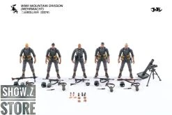 JoyToy Source 1/18 WWII German Wehrmacht Mountain Division Unit Set Of 5 -model store 66ebe8fdcb