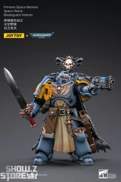 JoyToy Source 1/18 Warhammer 40K Space Wolves Bladeguard Veteran -model store 67a6411143