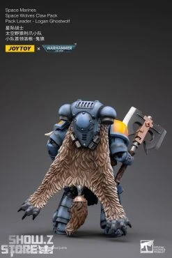 JoyToy Source 1/18 Warhammer 40K Space Wolves Claw Pack Leader-Logan Ghostwolf 16 JoyToy Source 1/18 Warhammer 40K Space Wolves Claw Pack Leader-Logan Ghostwolf -model store 692c0fcc4a