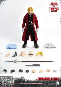 ThreeZero Toys 1/6 Fullmetal Alchemist: Brotherhood Edward & Alphonse Elric Twin-Pack -model store 6a3c551e40