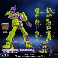 NewAge H34 Hephaestus Devastator Full Set Of 6 W/ Upgrade Lower Bodies