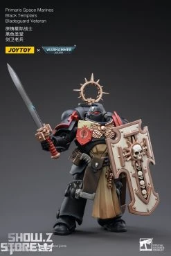 JoyToy Source 1/18 Warhammer 40K Black Templars Bladeguard Veteran -model store 6b985c9201