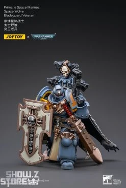 JoyToy Source 1/18 Warhammer 40K Space Wolves Bladeguard Veteran -model store 6bee8a8809