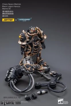 JoyToy Source 1/18 Warhammer 40K Chaos Space Marine Black Legion Havocs Marine 05 -model store 6bfda3b2bb