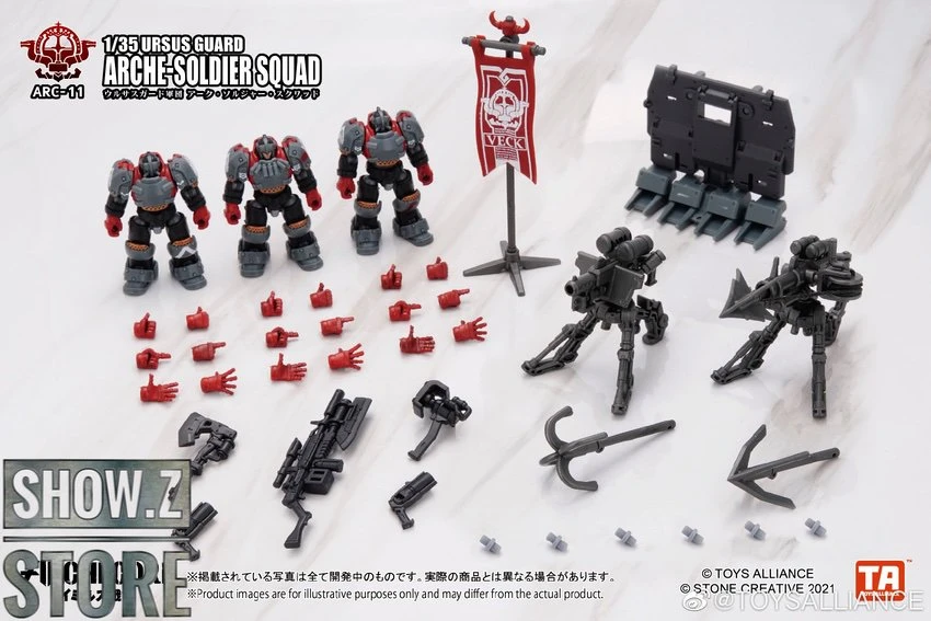 Toys Alliance ARC-11 Ursus Guard Arche-Soldier Squad Set Of 3 5 Toys Alliance ARC-11 Ursus Guard Arche-Soldier Squad Set Of 3 - Image 3