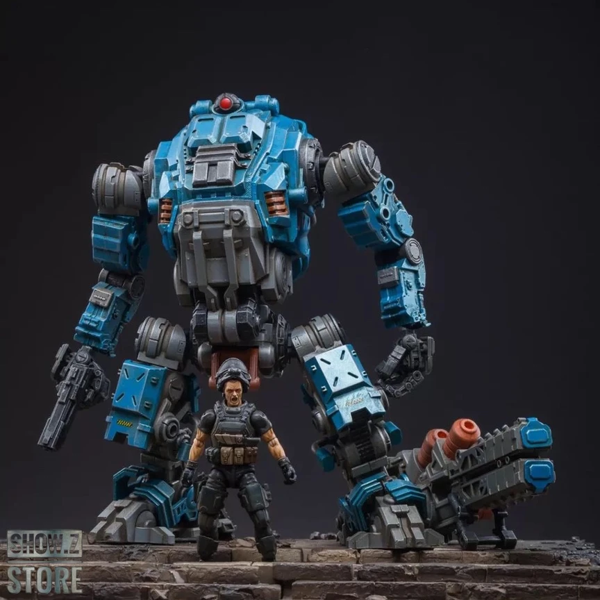 JoyToy Source Acid Rain 1/18 Freeman Machine Armor W/ Pilot Mechas & Soldiers Figure Set Navy Blue Version 3 JoyToy Source Acid Rain 1/18 Freeman Machine Armor W/ Pilot Mechas & Soldiers Figure Set Navy Blue Version