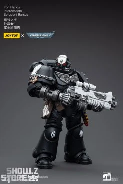 JoyToy Source 1/18 Warhammer 40K Iron Hands Intercessors Sergeant Bantus -model store 703f479048