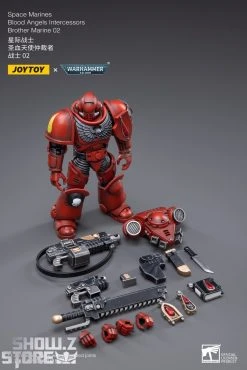JoyToy Source 1/18 Warhammer 40K Blood Angels Intercessors Brother Marine 02 -model store 708f55fb8e