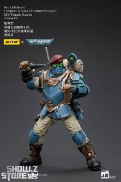 JoyToy Source 1/18 Warhammer 40K Astra Militarum Tempestus Scions Command Squad 55th Kappic Eagles Grenadier -model store 71120dcc19