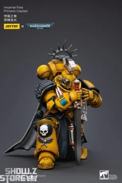 JoyToy Source 1/18 Warhammer 40K Imperial Fists Primaris Captain -model store 713642e3e9