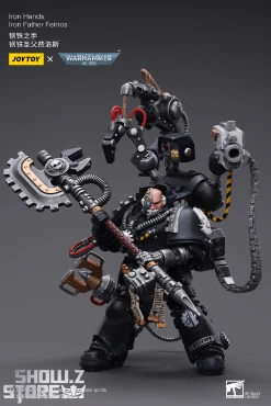 JoyToy Source 1/18 Warhammer 40K Iron Hands Lron Father Feirros -model store 715a56bff8