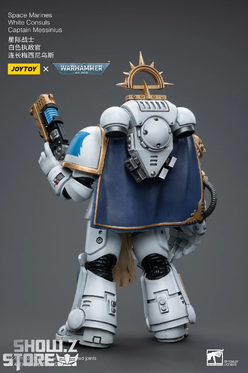 JoyToy Source 1/18 Warhammer 40K Space Marines White Consuls Captain Messinius 10 JoyToy Source 1/18 Warhammer 40K Space Marines White Consuls Captain Messinius - Image 8