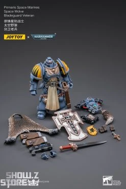 JoyToy Source 1/18 Warhammer 40K Space Wolves Bladeguard Veteran -model store 72d05b34f5