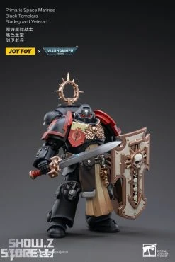 JoyToy Source 1/18 Warhammer 40K Black Templars Bladeguard Veteran -model store 730193599a