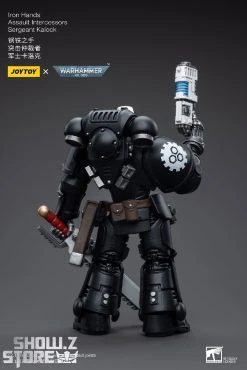 JoyToy Source 1/18 Warhammer 40K Iron Hands Intercessors Sergeant Kalock -model store 73d180d5ef