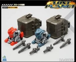 MechFansToys MFT Lost Planet Powered-suit DA02 Red & DA03 Blue Diaclone -model store 73f9f3961e