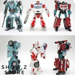 Takara TOMY Deluxe Autobots Warriors Ratchet Kup Perceptor Set Of 3 Asia Exclusive