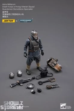 JoyToy Source 1/18 Warhammer 40K Death Korps Of Krieg Veteran Squad Guardsman Demolitions Specialist -model store 753e578c52