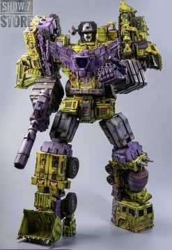 [Express Shipping] ToyWorld TW-C07G Constructor Devastator Old Green Battle Damage Version Set Of 6 -model store 75a7e5d1c1