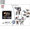 Black Mamba H6002-7B Robot Force Volcanicus Oversized Combiner Set Of 5 -model store 769cee58fe