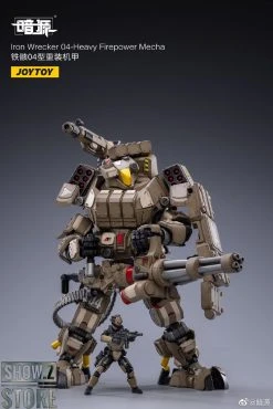 JoyToy Source 1/24 Iron Wrecker 04 Heavy Firepower Mecha W/ Pilot -model store 76bef4c978