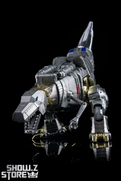4th Party MP-08 King Grimlock Reximus Prime Oversized Stainless Steel Color Version -model store 76e12c4944