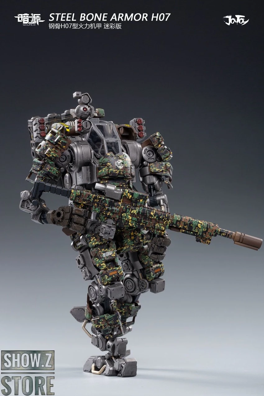 JoyToy Source 1/25 H07 Steel Bone Attack Mecha Jungle Camouflage W/ Pilot 12 JoyToy Source 1/25 H07 Steel Bone Attack Mecha Jungle Camouflage W/ Pilot - Image 10