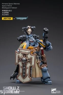 JoyToy Source 1/18 Warhammer 40K Space Wolves Bladeguard Veteran -model store 78bffc086b
